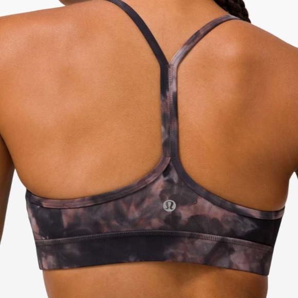 lululemon athletica Other - Lululemon Flow Y Bra Nulu, B/C Cup
Diamond Dye Graphite Grey Pink Pastel